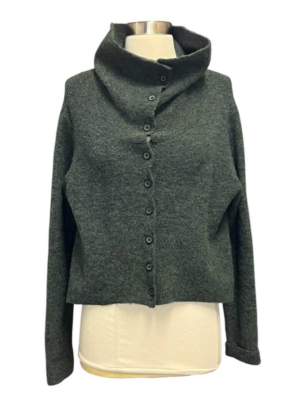 Rundholz Funnel Neck Cardigan